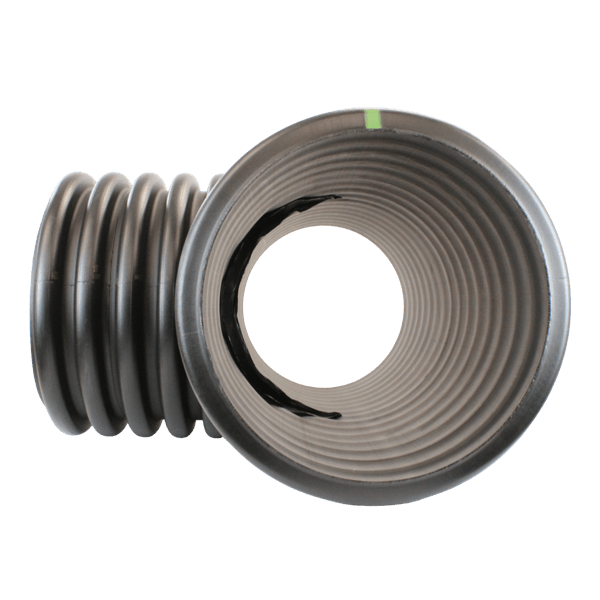 Plastic Coupler 15" Tee Soil Tight