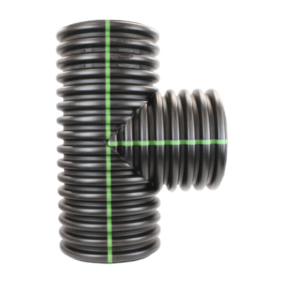 Plastic Coupler 15" Tee Soil Tight
