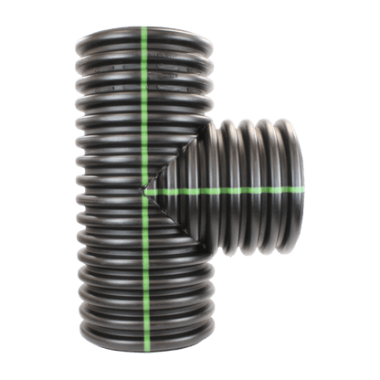 Plastic Coupler 15" Tee Soil Tight