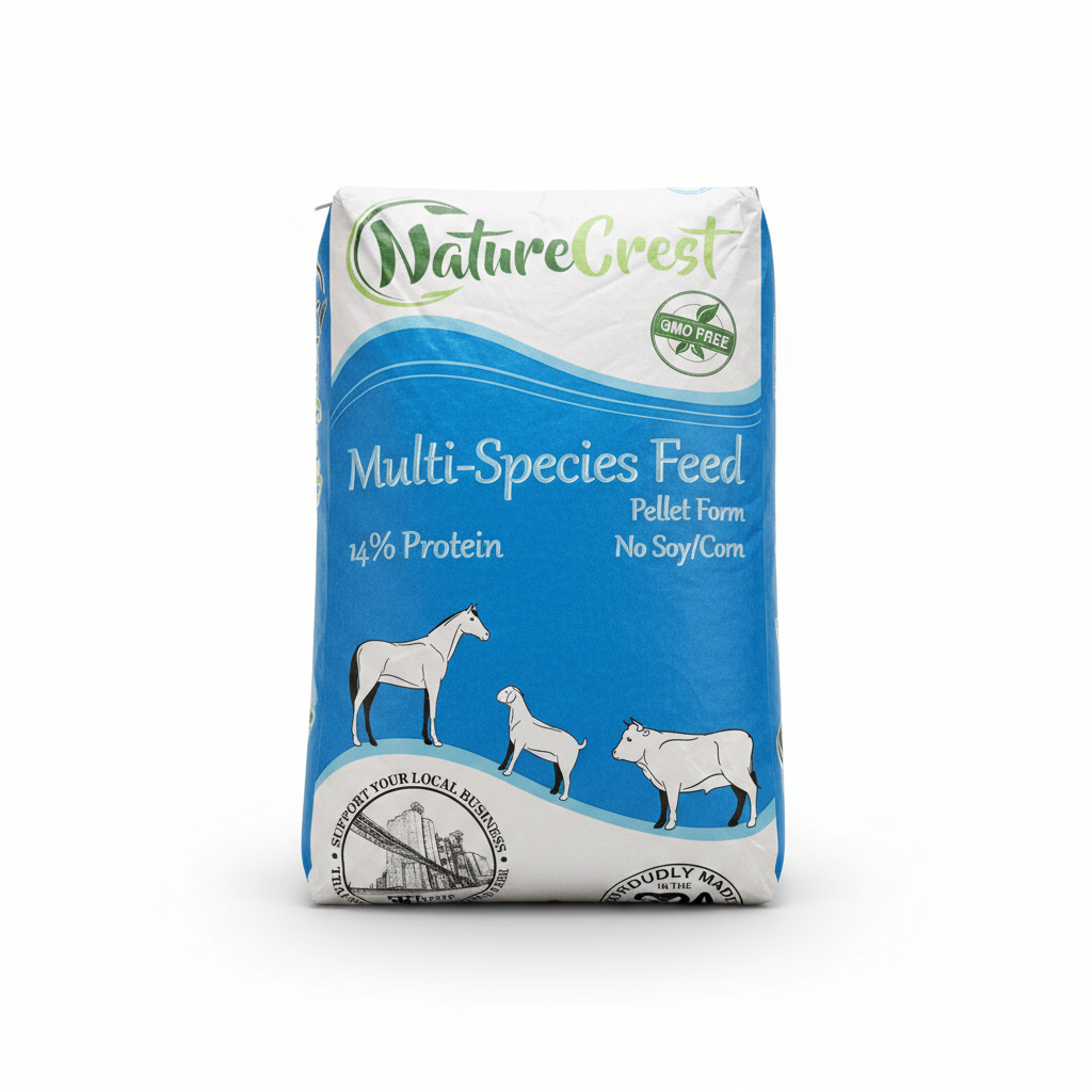 Tucker Milling GMO Free Multi-Specie 14% All Stock 50lb