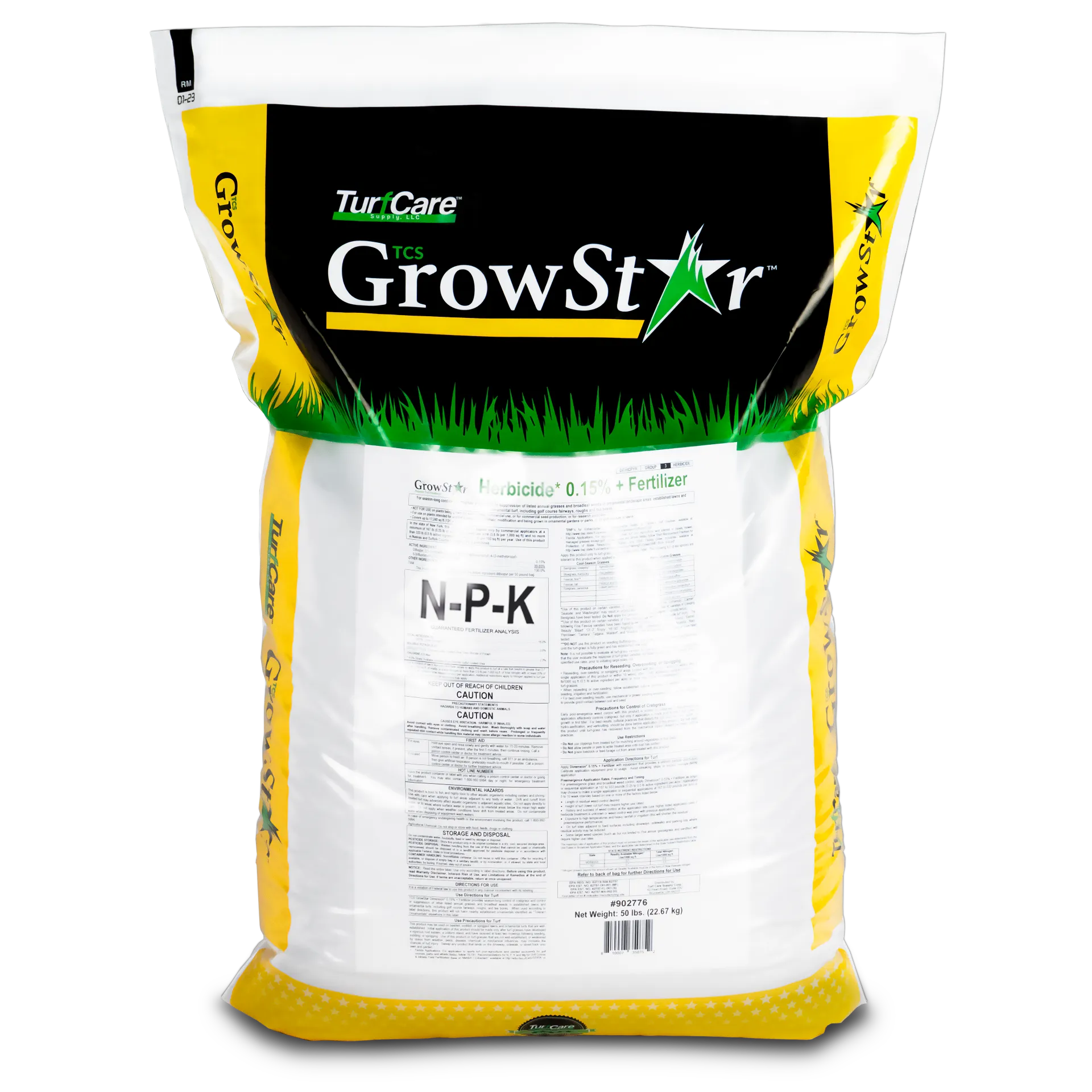 Grow Star 13-0-5 Fertilizer .37% Prodiamine Pre-Emergent 50lb