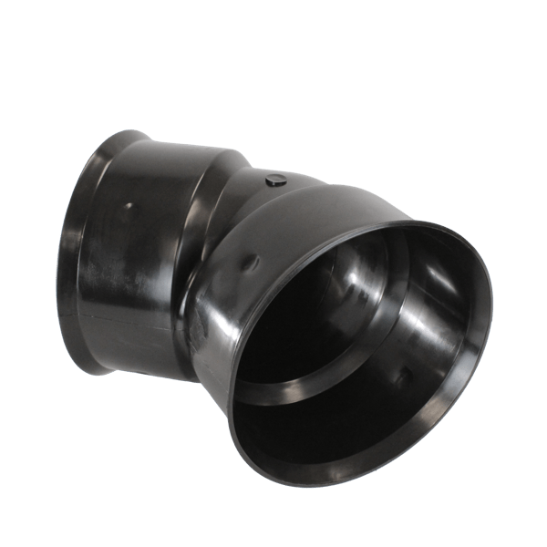 Plastic Coupler 12" 45 Degree Elbow, Soil Tight