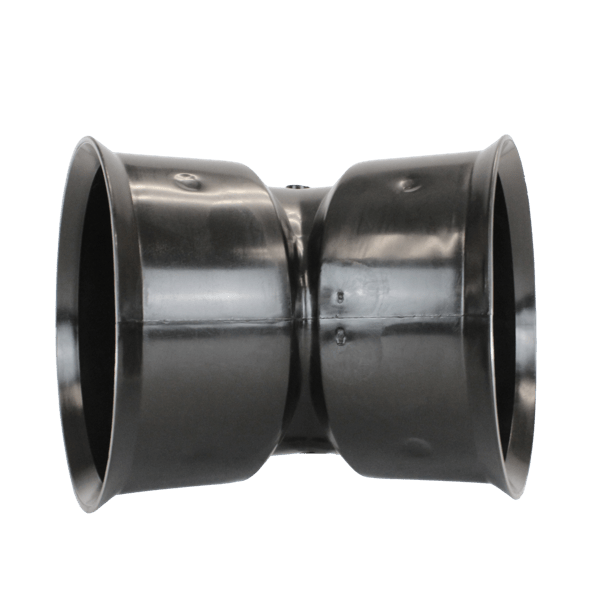 Plastic Coupler 6" 45 Degree Elbow Soil Tight