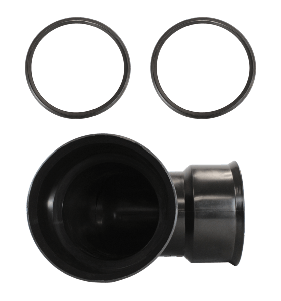 Plastic Coupler 12" 90 Degree Elbow, Water Tight