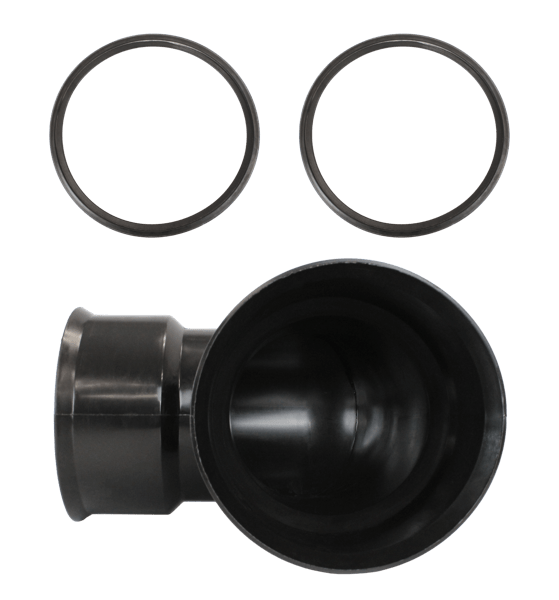 Plastic Coupler 12" 90 Degree Elbow, Water Tight