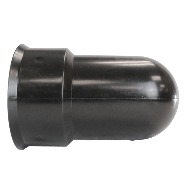 Plastic Coupler 8" 90 Degree Elbow Soil Tight