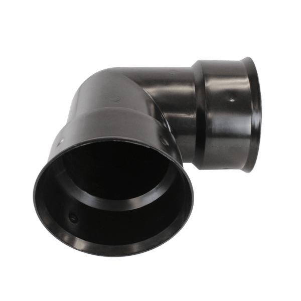 Plastic Coupler 8" 90 Degree Elbow Soil Tight