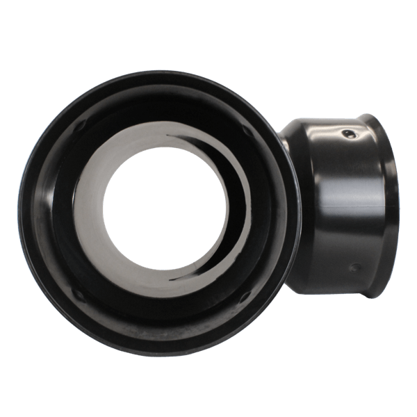 Plastic Coupler 12" Tee, Soil Tight