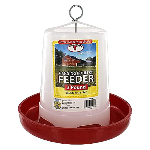 Hanging Poultry Feeder Plastic 3lb