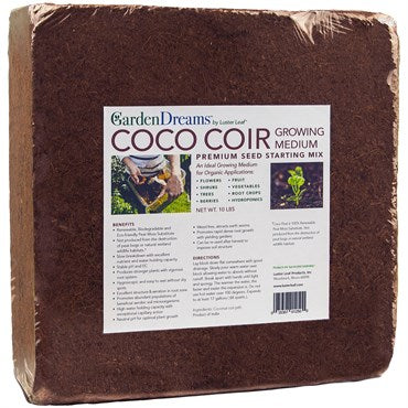 Luster Leaf 10lb Coco Coir Brick