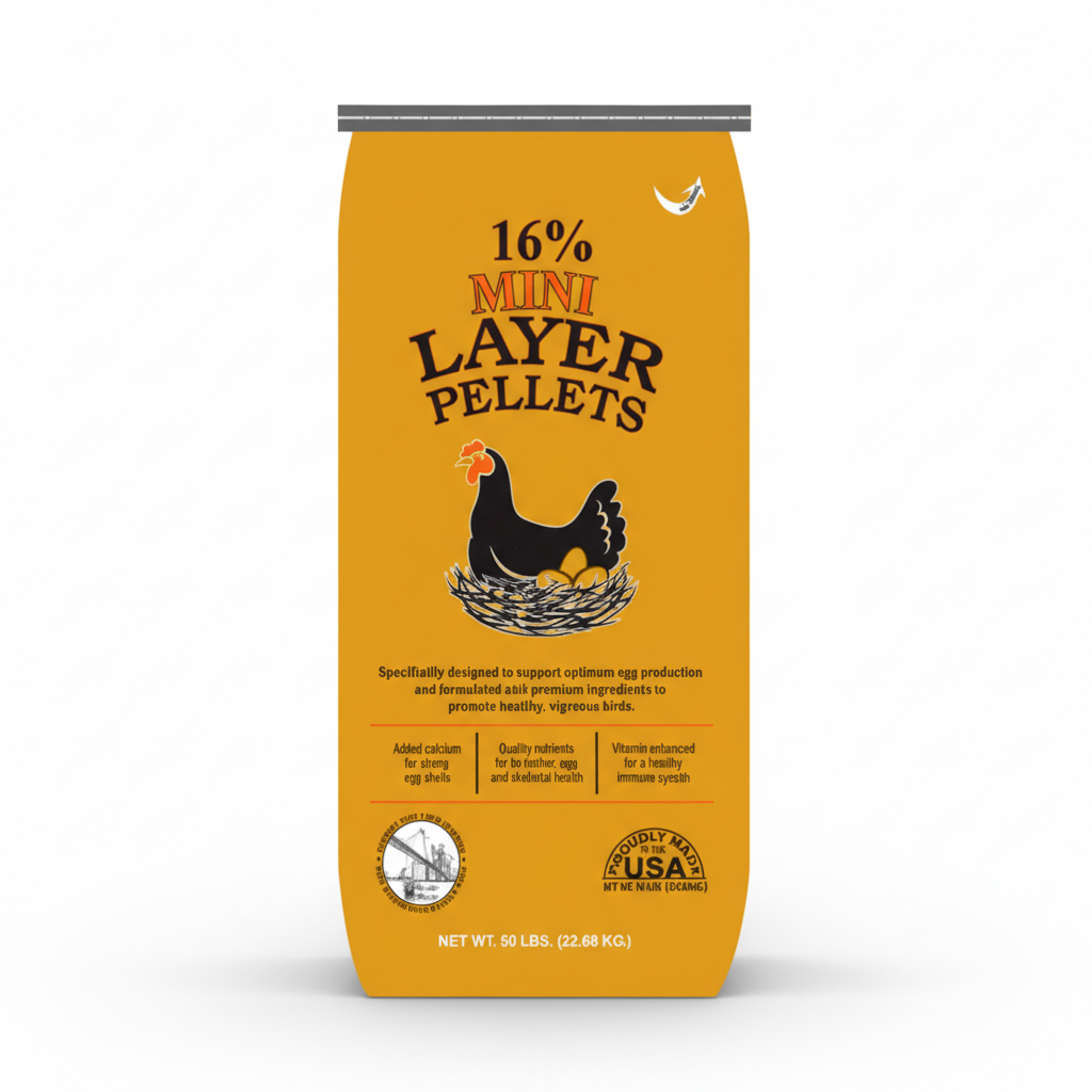 Tucker Milling 16% Layer Mini Pellets 50lb