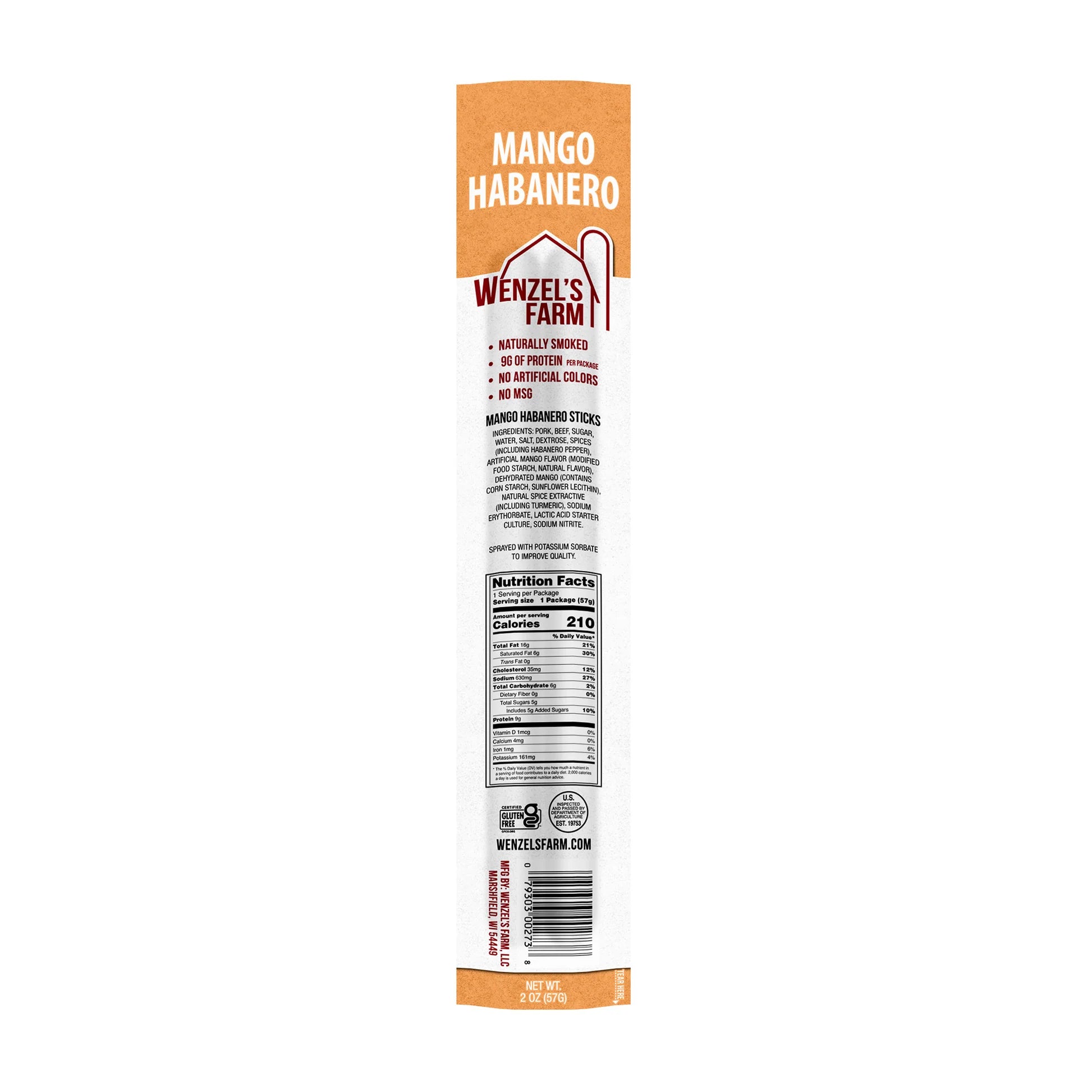 Wenzel's Farm Mango Habanero Twin Pack 2oz