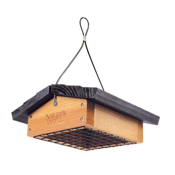 Cedar Upside Down Suet Feeder