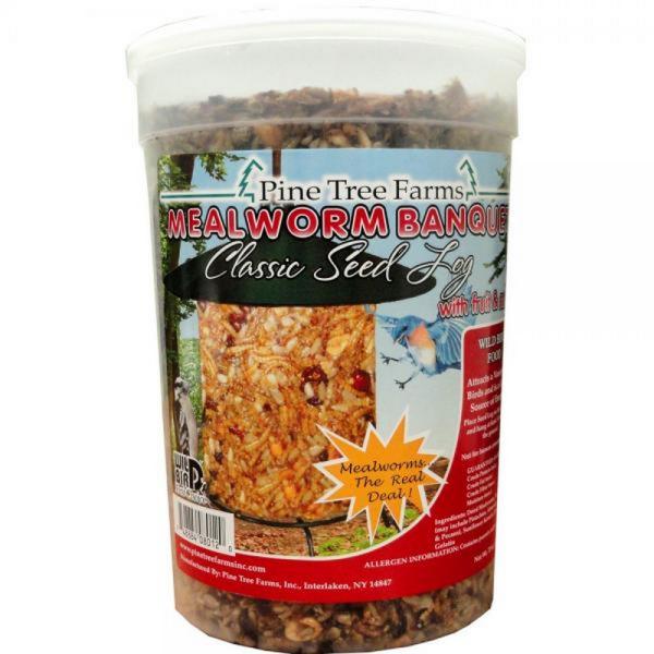 Pine Tree Farms Mealworms Log 72 oz.