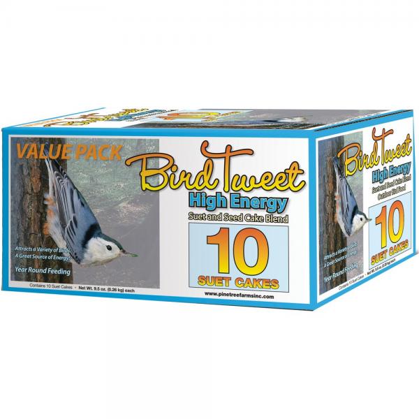 Bird Tweet 10 Pack Suet Cakes