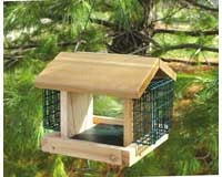 Small Plantation Bird Feeder w/ 2 Baskets