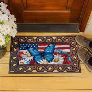 Switch Mat Patriotic Butterfly