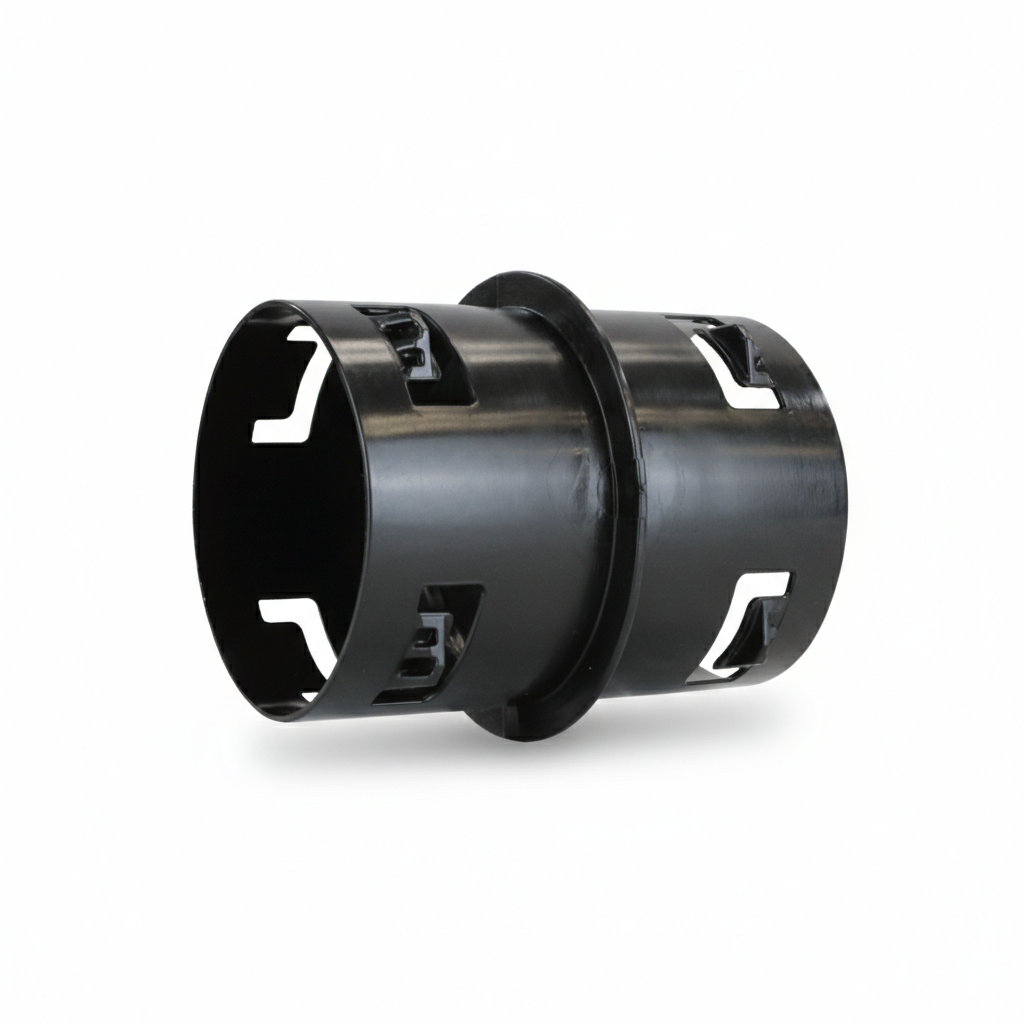 Plastic Coupler 4" Snap Inside