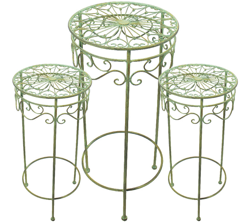 Plant Stand Green Victorian
