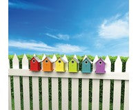 Wren & Chickadee Bird House in Assorted Colors