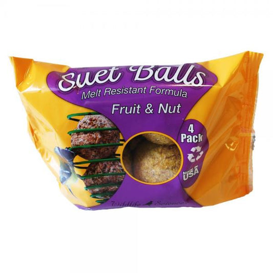 Suet Balls Fruit & Nut 4 Pack