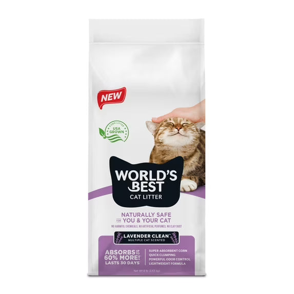World's Best Cat Litter Multi Cat Lavender 8lb