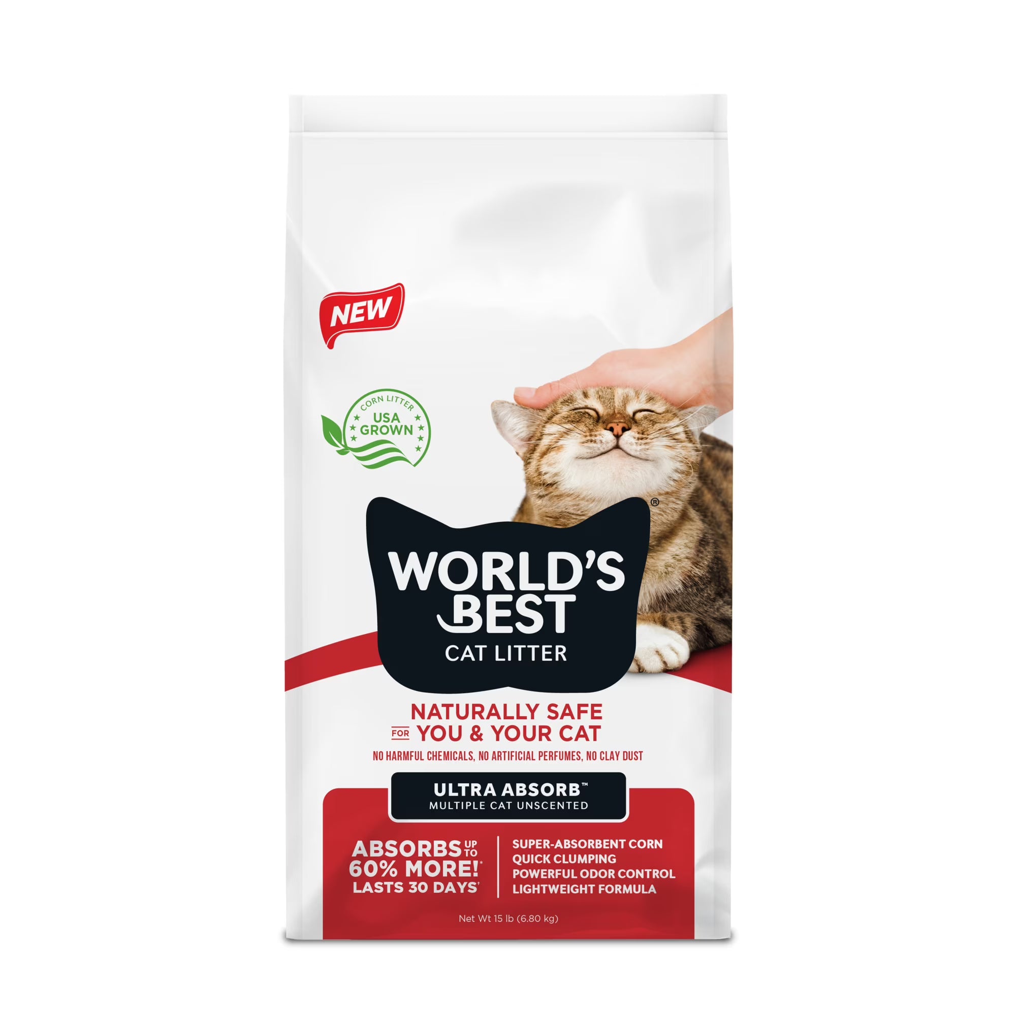 World's Best Cat Litter Unscented 15lb
