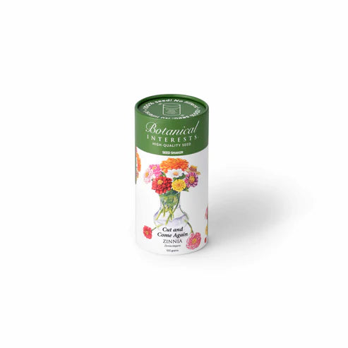 Seed BI Seed Shaker Cut and Come Again Zinnia