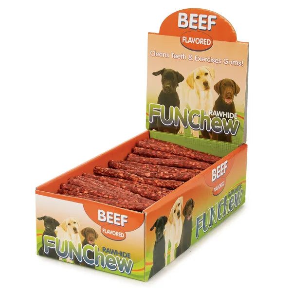 FUNChew Rawhide 5" Beef Stick