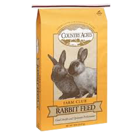 Country Acres Rabbit Pellets 18% Feed 50lb