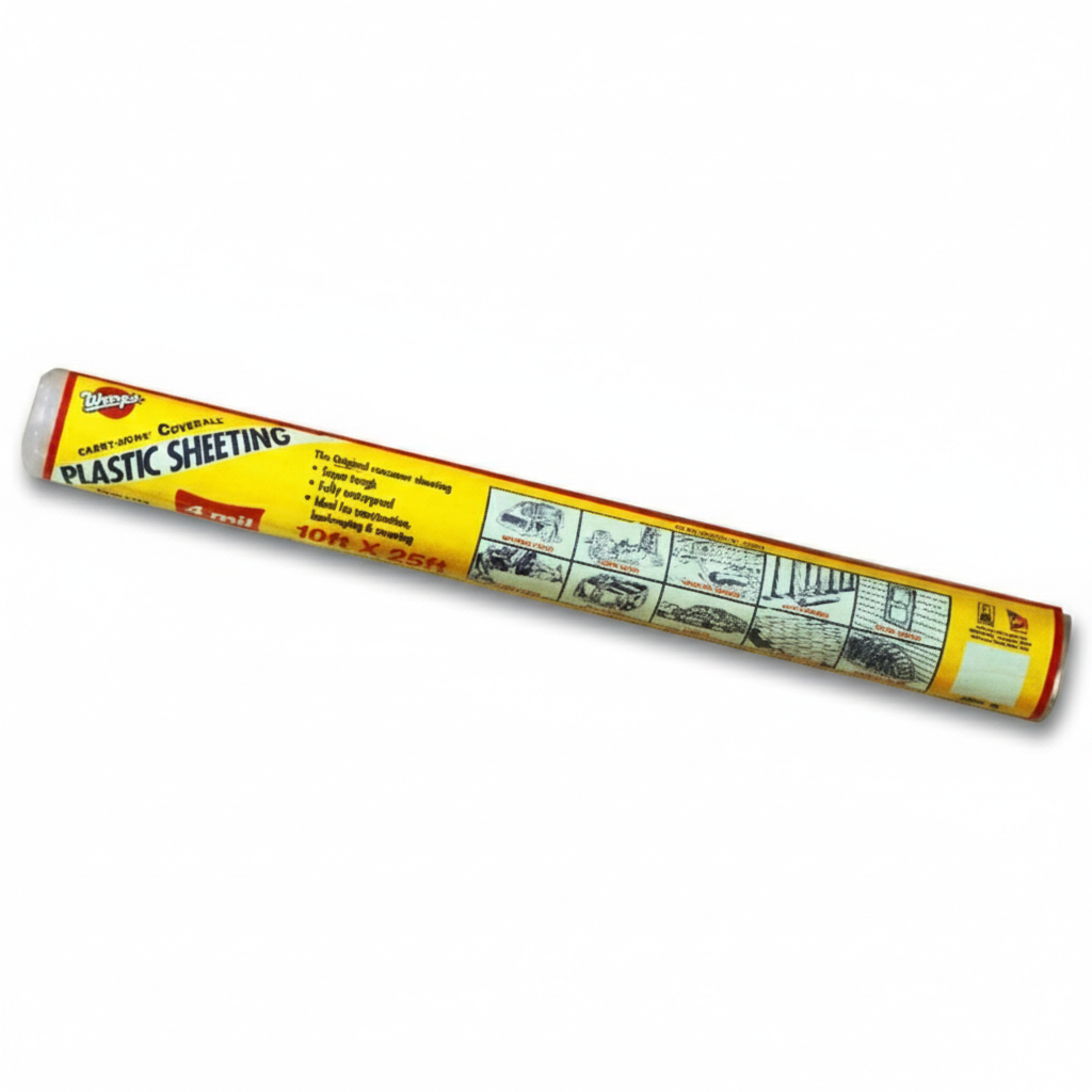 Plastic Sheet Clear 10 x 25 x 4 mil