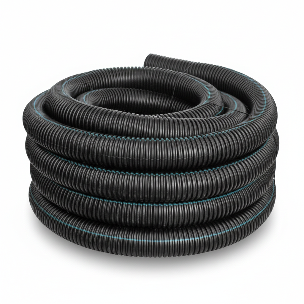 Plastic Drain Line 4"x100' Solid