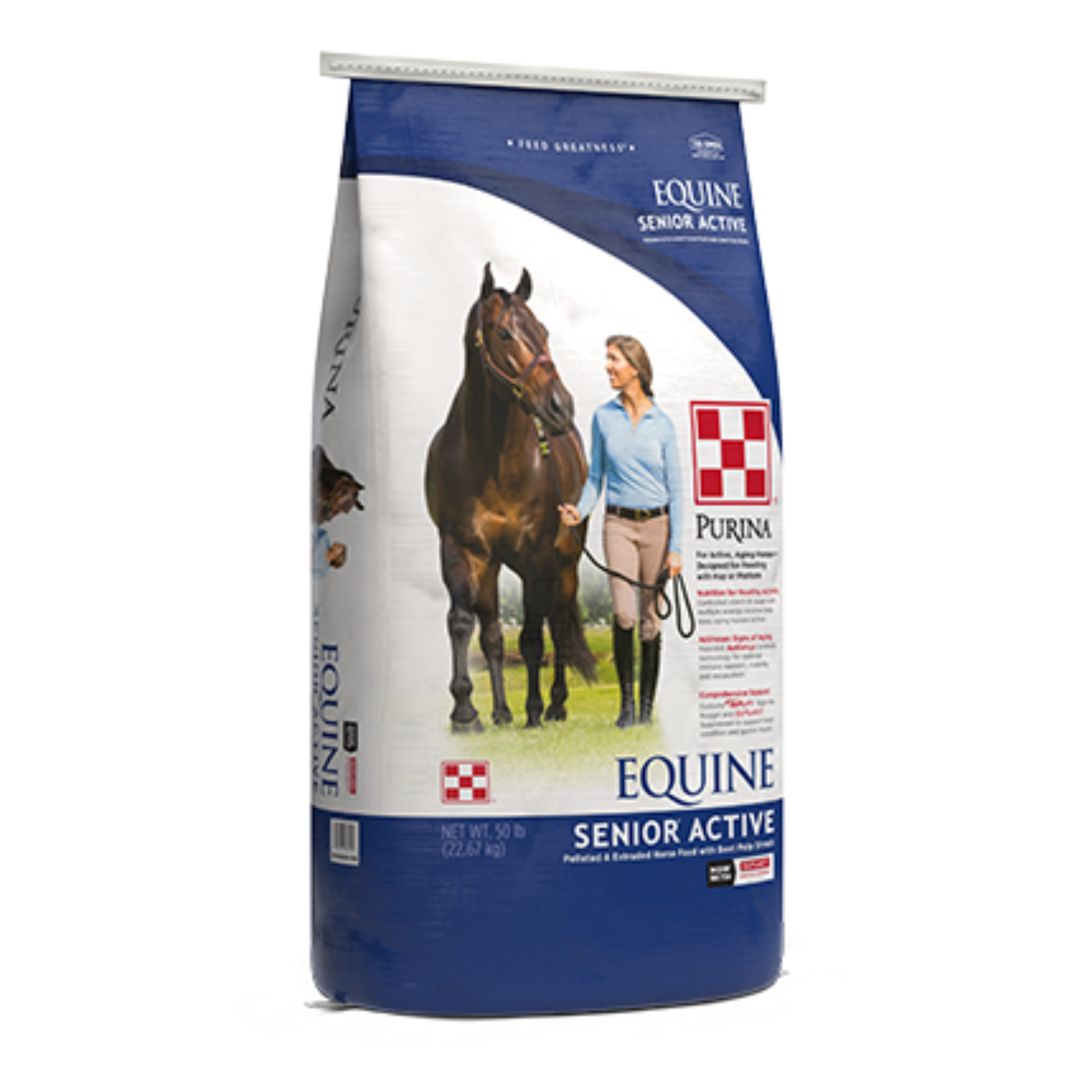Purina Equine Senior Active Horse Feed 50lb